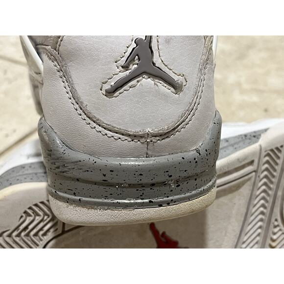 Jordan 4 Retro White Oreo (2021) (GS) DJ4699-100 Size 6Y EUC No Box - Picture 12 of 12